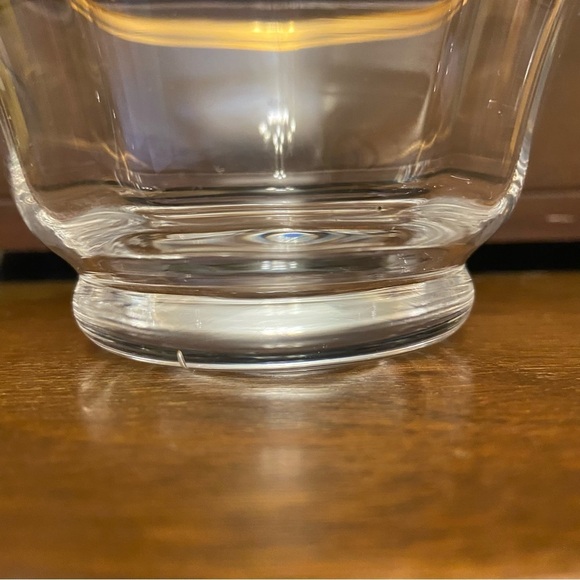 BNWOT Vintage Mikasa Jonestown‎ gold  rimmed crystal glass bowl - Picture 5 of 11